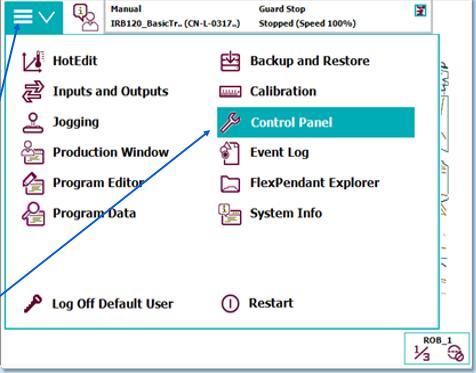工業機器人示教器的基本操作1設定示教器的語言